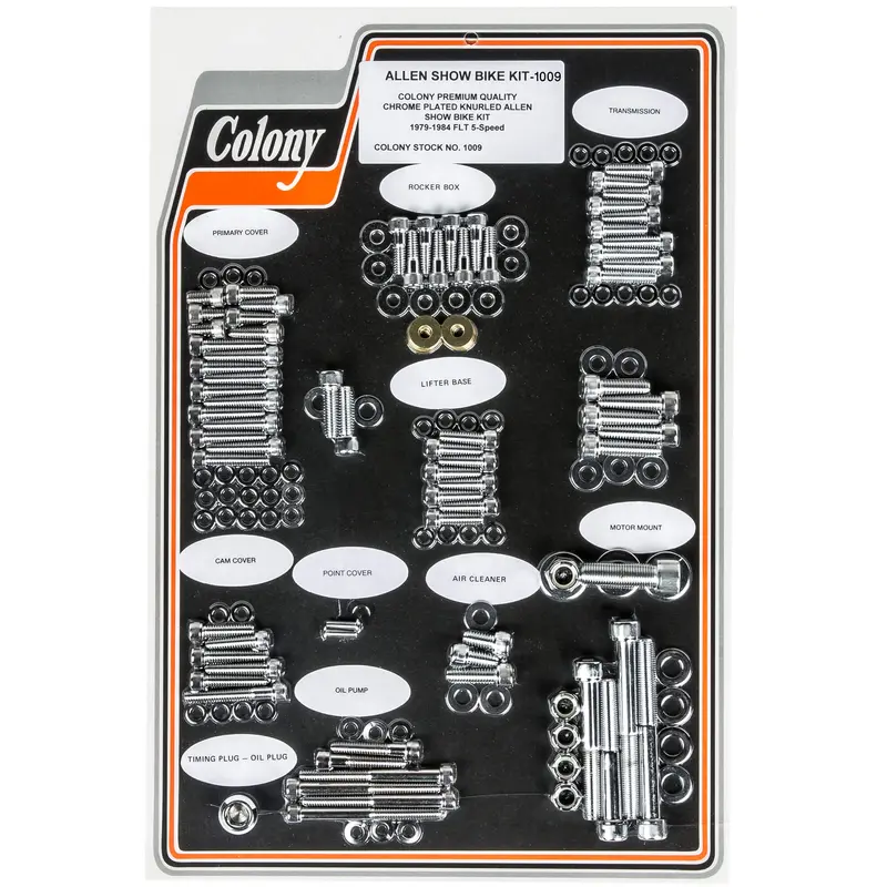 #1009 Chrome Allen Show Bike Kit For 1979–1984 Harley-Davidson Flt 5-Speed Models 1