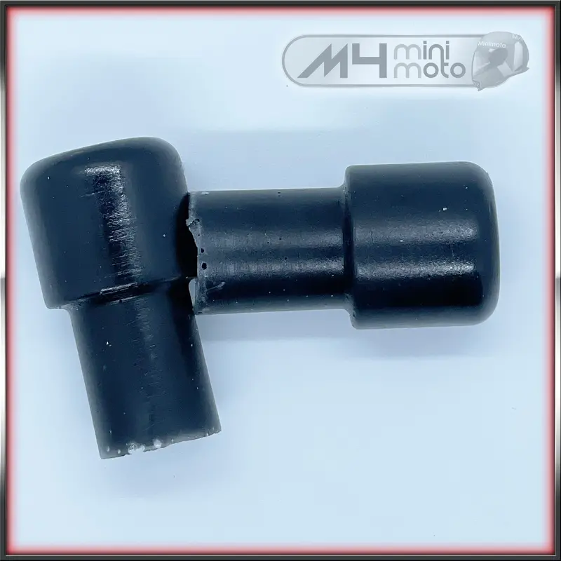 16Mm Black Nylon Handlebar End Cap 1