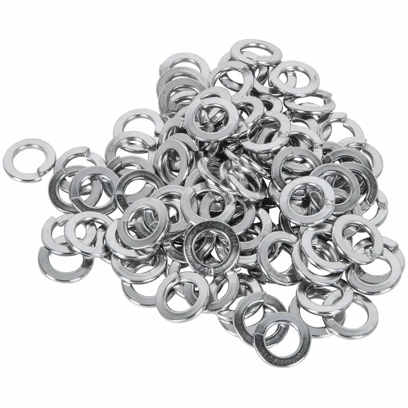 #3/8-L-100 Chrome-Plated Lock Washers – 3/8" Diameter, Pack Of 100 1