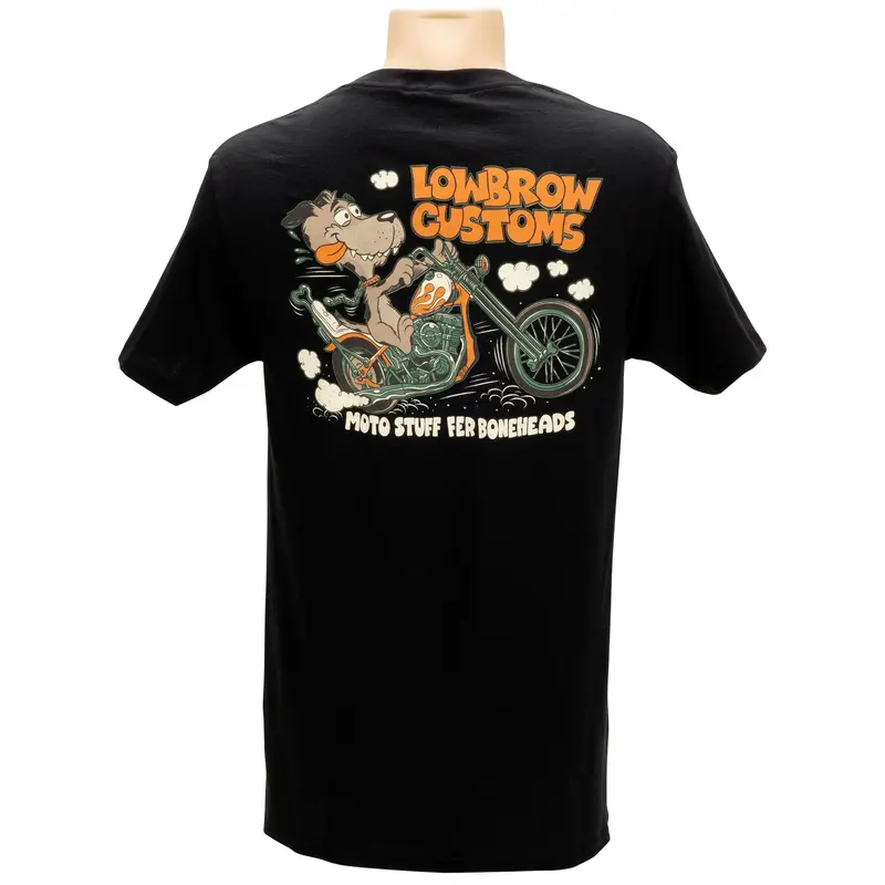 ‘Bonehead’ Retro Biker Graphic T-Shirt 1