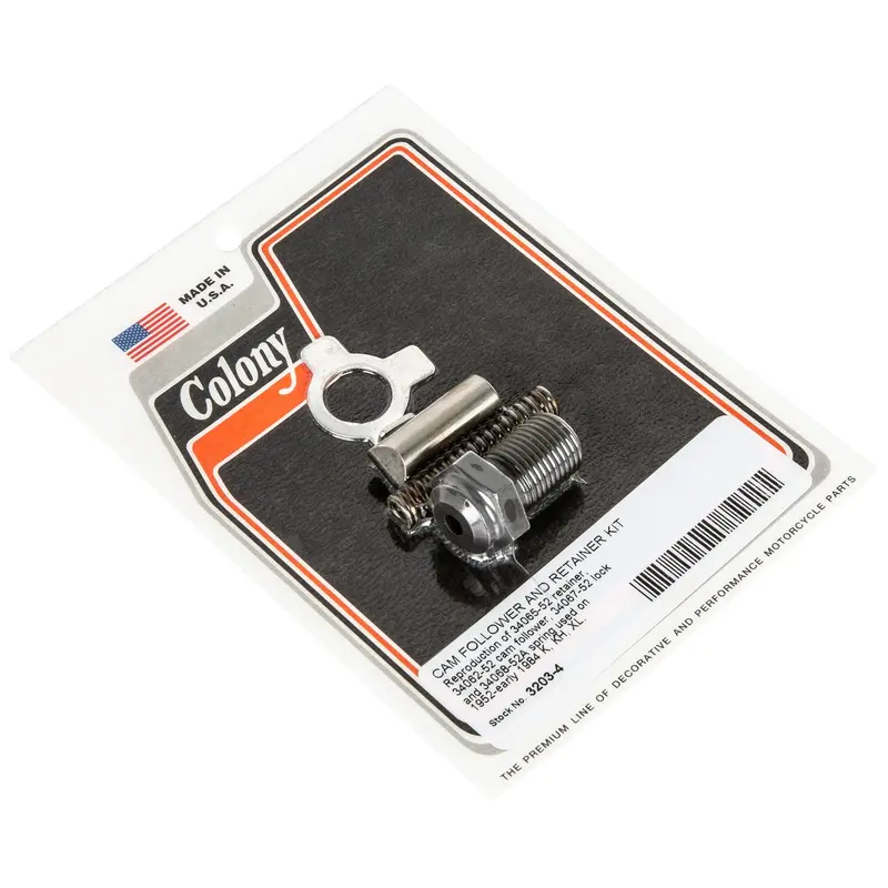 Cam Follower Retainer Kit (#3203-4) For 1970–1978 Harley-Davidson Fl & 1971–1978 Fx/Xl Models 1