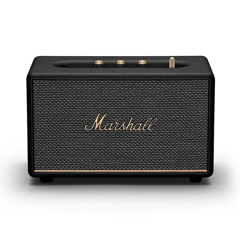 Certified Refurbished Marshall Acton Iii Home Speaker – Compact Bluetooth Stereo System, Black Finish 1