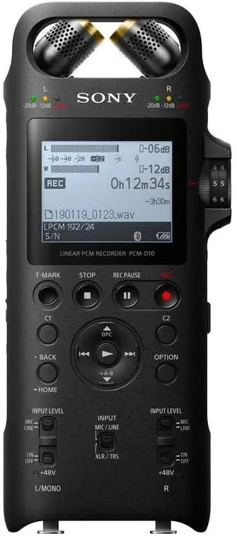 Certified Refurbished Sony Pcm-D10 Portable Stereo Recorder – Xlr & 1/4-Inch Inputs 1
