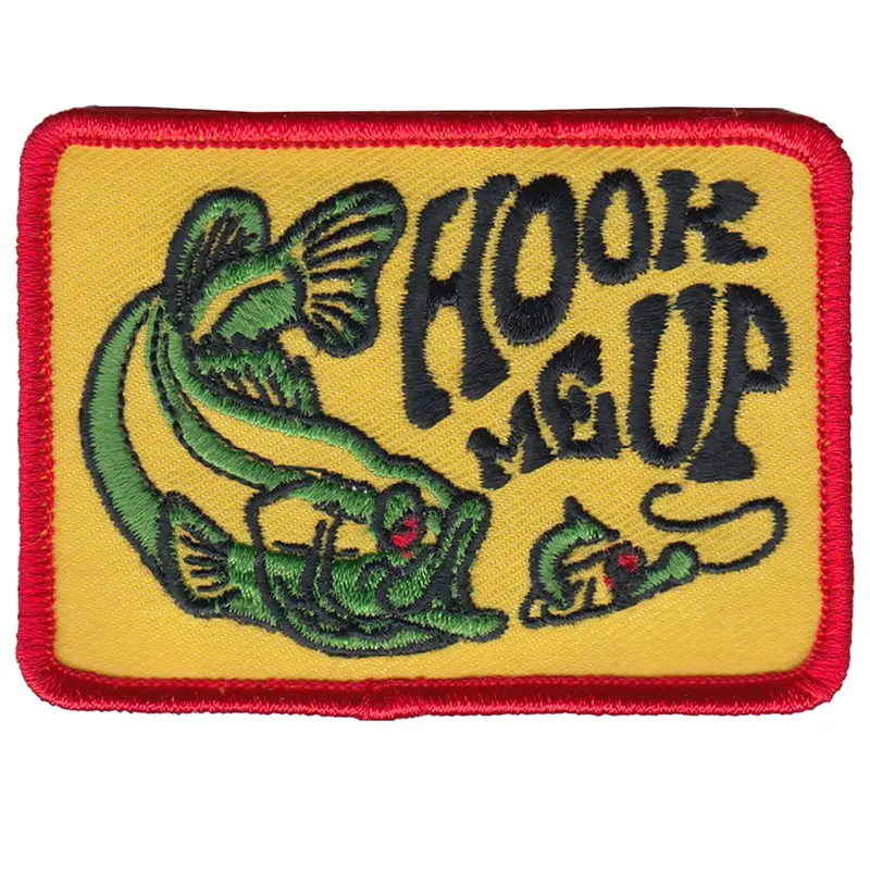 Hook Me Up Embroidered Patch – Casual Motif 1