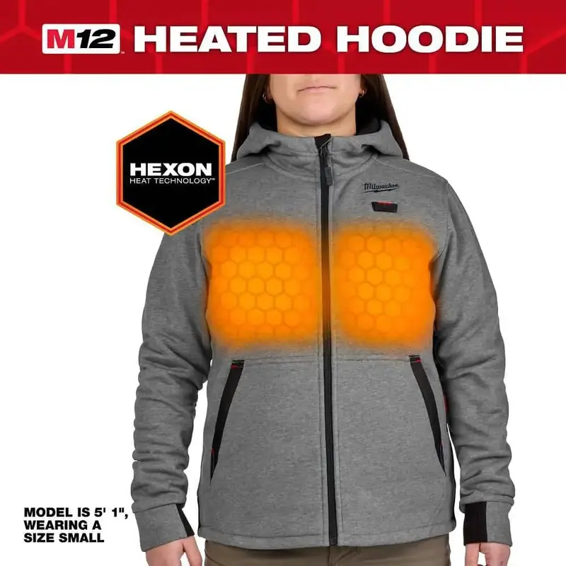 M12 Women’S Medium Heated Hoodie Kit – 12-Volt Lithium-Ion (Open-Box) 1