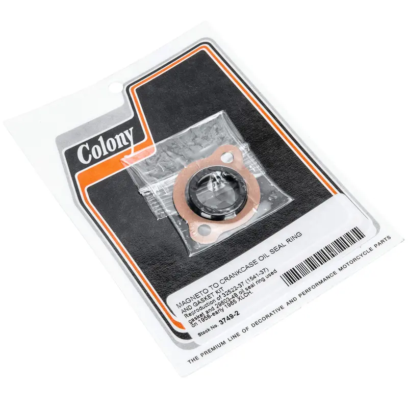 Magneto-To-Crankcase Seal Kit For 1958–1965 Harley-Davidson Xlch Models #3749-2 1