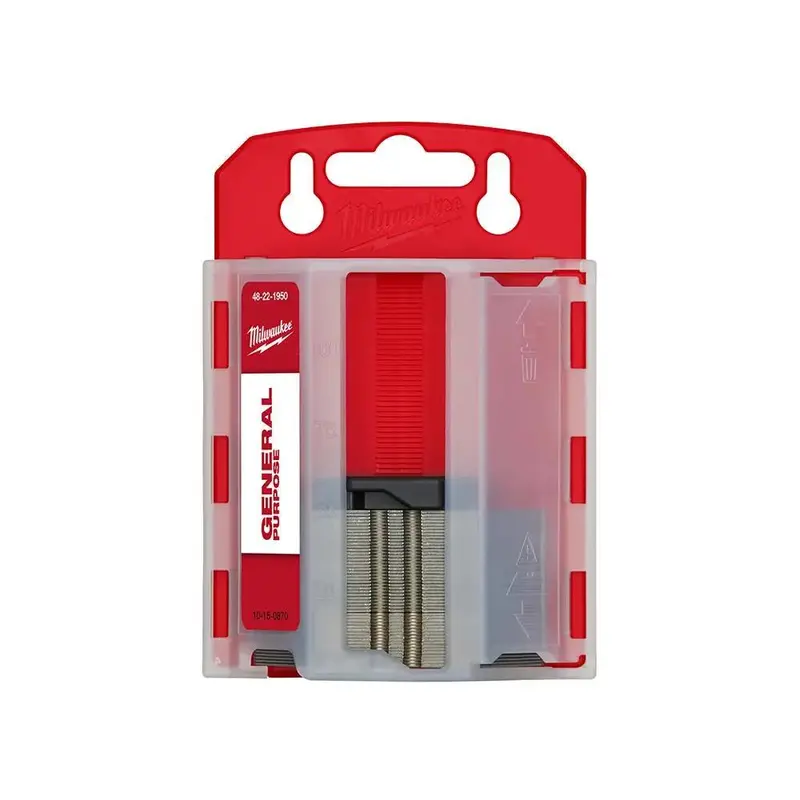 Milwaukee Utility Blades With Dispenser – 50-Piece Pack (Model 48-22-1950) 1