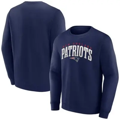 New England Patriots Men’S Fleece Crewneck Pullover Sweater 1