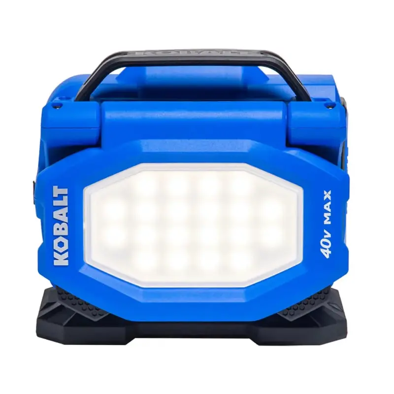 Open-Box Kobalt 40V Max 2200-Lumen Portable Work Light – Dual Power (Battery/Plug-In) 1