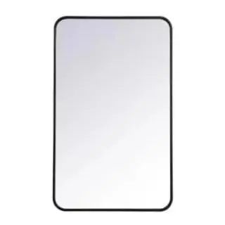Open-Box Roseto Egmir49671Bk Framed Wall Mirror For Contemporary Interiors 1