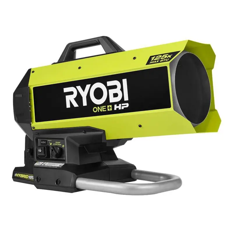Open-Box Ryobi One+ Hp 18V Brushless Propane Heater (125K Btu, Tool-Only) 1