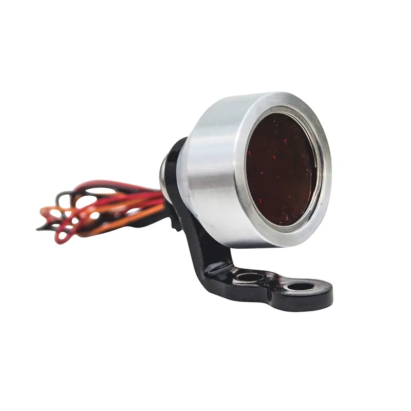Prism Supply Co. Speedster Tail Light — 1.25" Diameter, Brushed Aluminum Finish 1