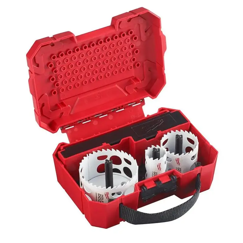 Refurbished Milwaukee Hole Dozer 8-Piece Carbide Hole Saw Set – Open-Box 1