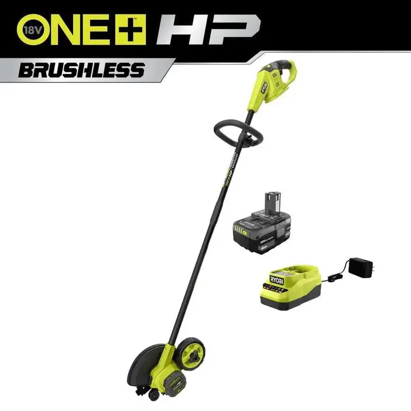 Refurbished Ryobi One+ Hp 18V Brushless Edger With 4.0Ah Battery & Charger – Open-Box 1
