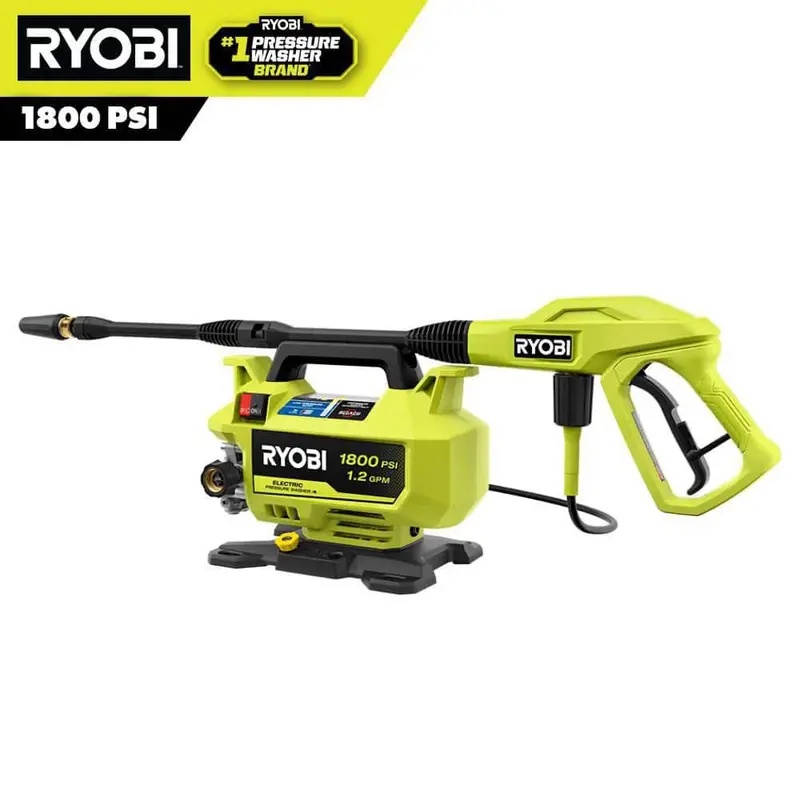 Ryobi 1800 Psi Electric Pressure Washer – Cold Water, 1.2 Gpm (Open Box) 1