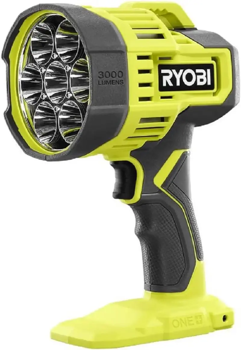 Ryobi 18V One+ Led Spotlight – Cordless Task Lighting, Tool-Only, Open-Box 1
