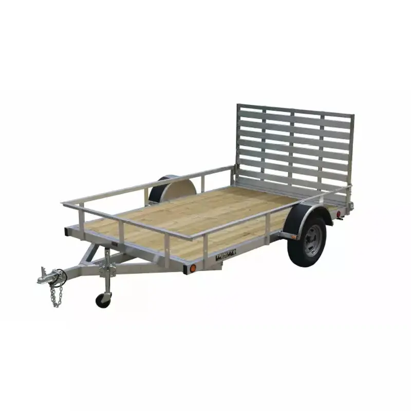 Single-Axle Open-Side Aluminum Utility Trailer – Trophy Series (8 Ft To 14 Ft Options) 1