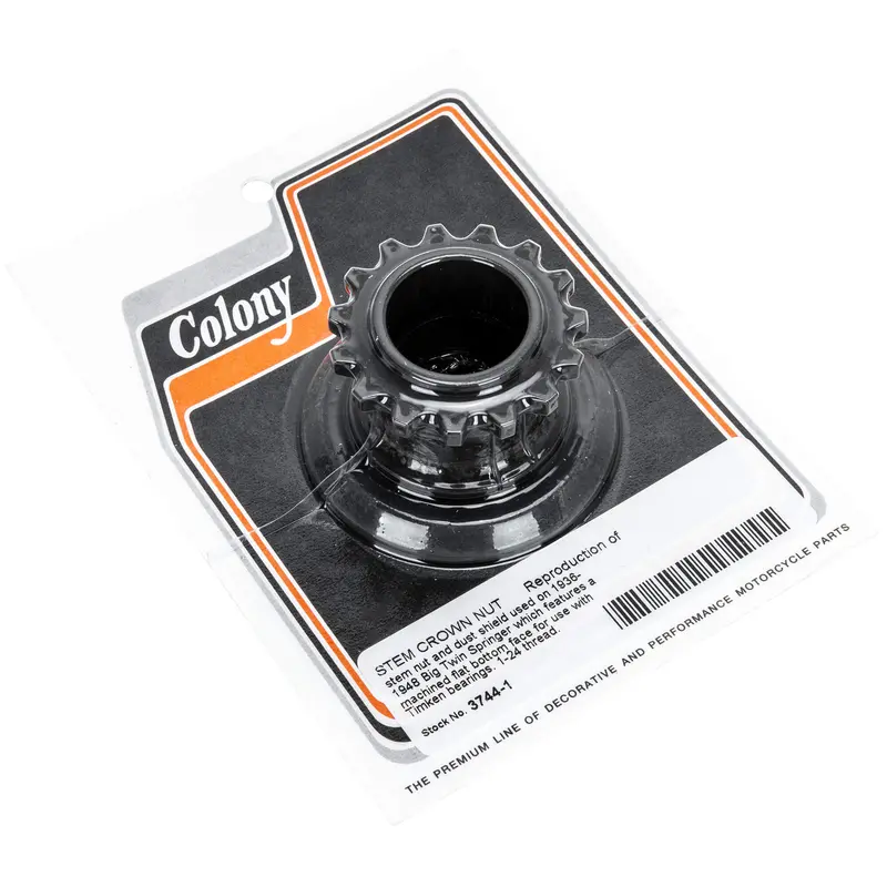 Stem Crown Nut Kit For 1936–1948 Harley-Davidson Big Twin Springer Motorcycles #3744-1 1