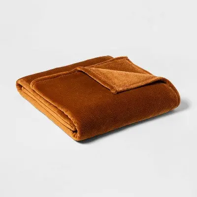Threshold Microplush Bed Blanket – Ultra-Soft, Machine Washable, Fits Standard Sizes 1