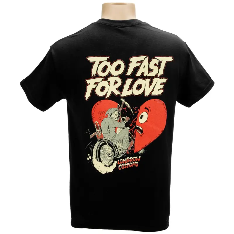 Too Fast For Love Band-Inspired Graphic T-Shirt – Rock & Ride Style 1