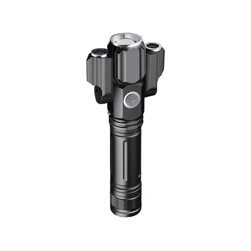 Triple-Beam Zoomable Rechargeable Led Flashlight 1