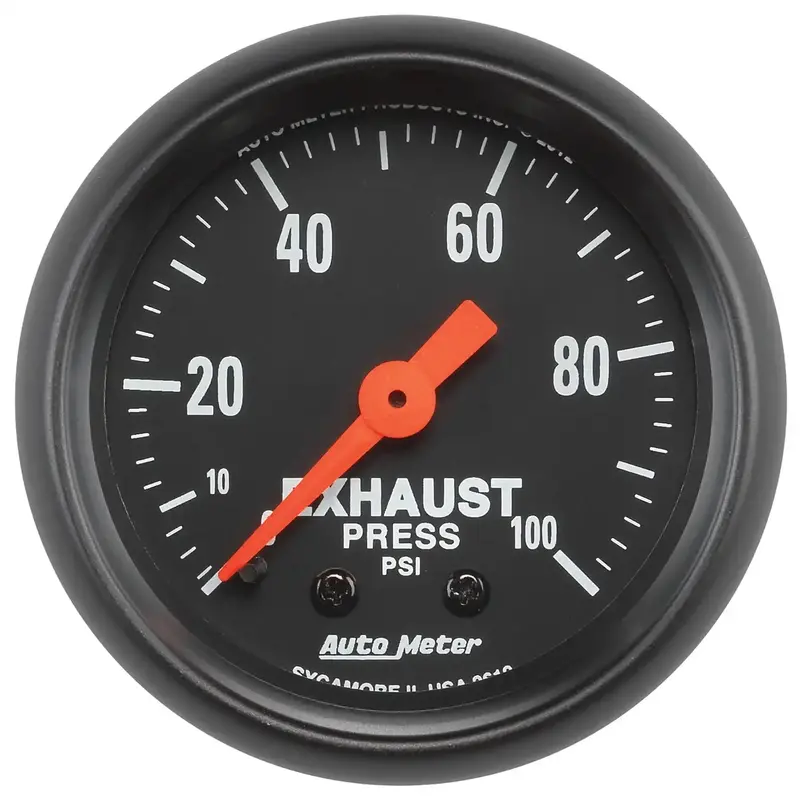 Autometer 2-1/16-Inch Gauge With Red/Green Lens Covers And Integrated Bulb Socket 1