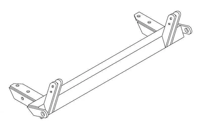Blue Ox Bx1810 Tow Bar Base Plate Kit – Includes Standard Attachment Tabs, 3-Ton Rating 1