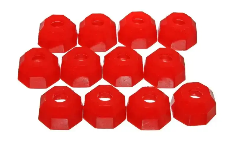 Energy Suspension Red Tie Rod End Boot – Octagonal Box (12-Pack) 1