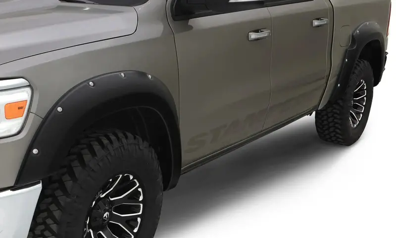Stampede Ruff Riderz Textured Black Fender Flare Kit – 4-Piece Set 1